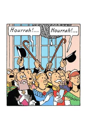 vykort med kuvert (dubbelt) hurra (hourrah!...)